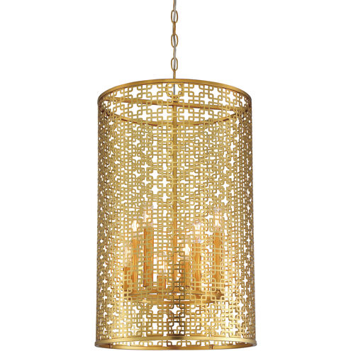 Blairmoor 8 Light 16.5 inch Honey Gold Pendant Ceiling Light