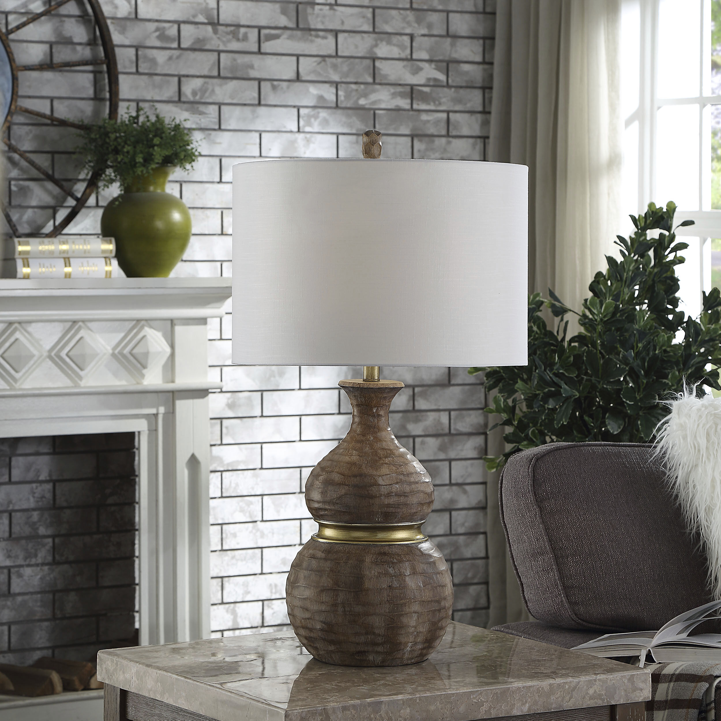Gold accent table lamps hot sale