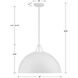 Soto 1 Light 20 inch White Pendant Ceiling Light