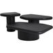 Detti 23.5 X 22 inch Matte Black Outdoor End Table