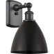 Ballston Dome LED 7.5 inch Matte Black Sconce Wall Light