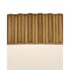 Bryce LED 16.25 inch Gold Flush Mount Ceiling Light, Barry Goralnick Collection