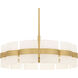 Sweeney 6 Light 30 inch Soft Gold Pendant Ceiling Light