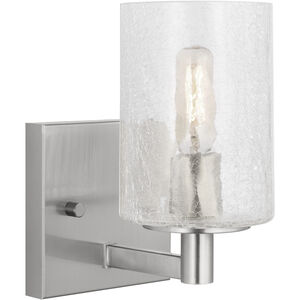 Parker 1 Light 4.75 inch Brushed Steel Wall Bath Fixture Wall Light