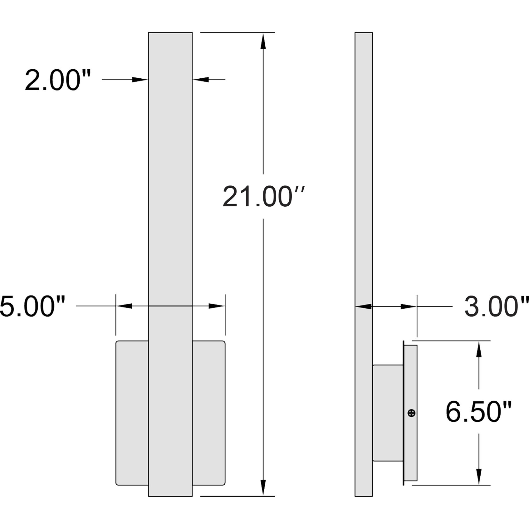 Haus Wall Sconce Wall Light in Matte Black