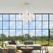 Strathmore 15 Light 44.5 inch Satin Brass Foyer Chandelier Ceiling Light
