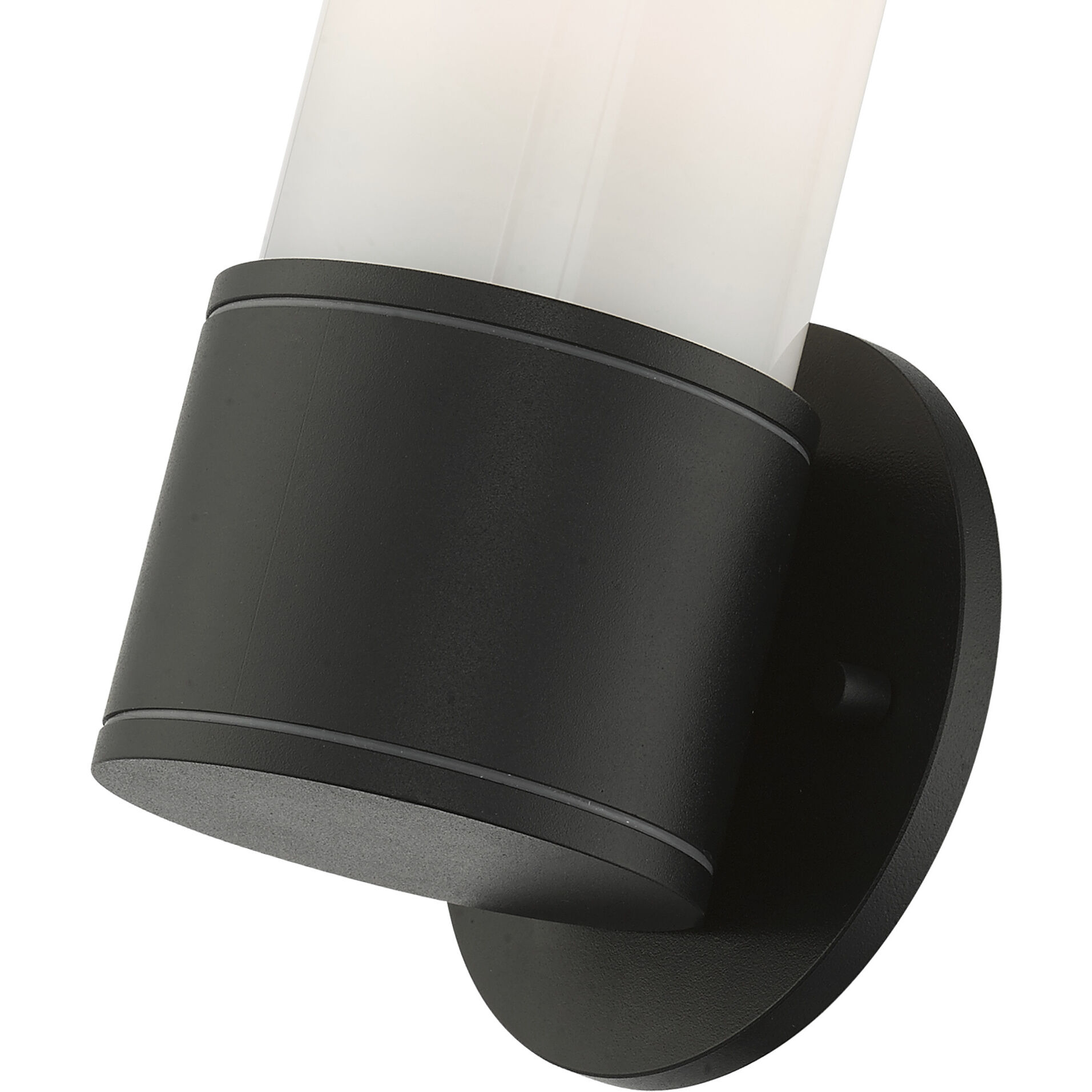 Landsdale 1 Light 10 inch Textured Black Outdoor ADA Wall Lantern