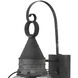 Cape Cod Outdoor Wall Mount Lantern in Aged Zinc, Small