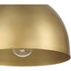 Erling 1 Light 10 inch Luxe Gold Flush Mount Ceiling Light, Medium