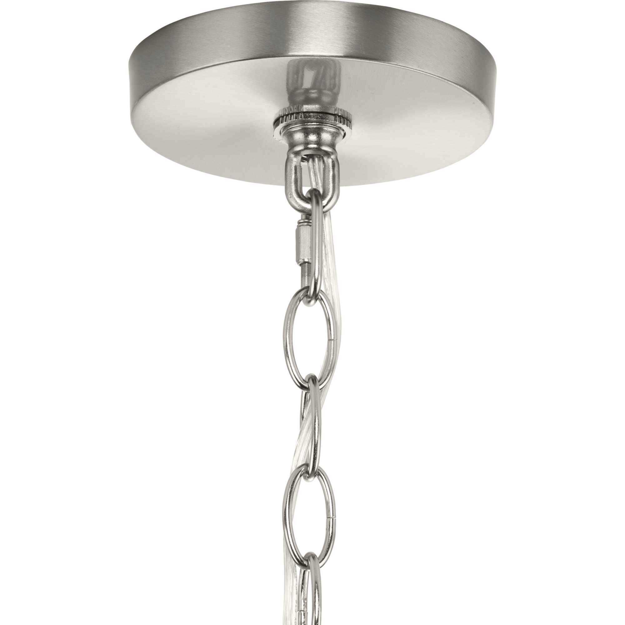 Gilliam 4 Light 15 inch Brushed Nickel Foyer Light Ceiling Light