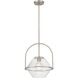 Coralyn 1 Light 13.25 inch Brushed Nickel Pendant Ceiling Light