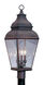 Exeter 3 Light 10.00 inch Post Light & Accessory