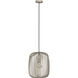 Romazzina 1 Light 12.76 inch Light Sand Pendant Ceiling Light