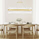 Genevieve LED 47 inch Medallion Gold Pool Table Light Ceiling Light