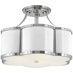 Chance 3 Light 18.00 inch Semi-Flush Mount