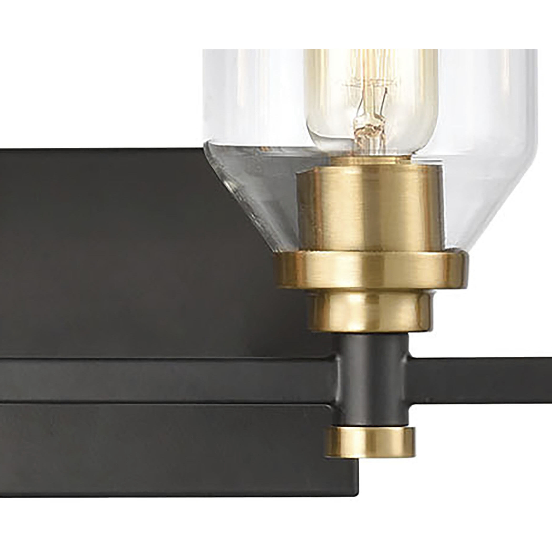 Cambria 4 Light 28 inch Matte Black Vanity Light Wall Light