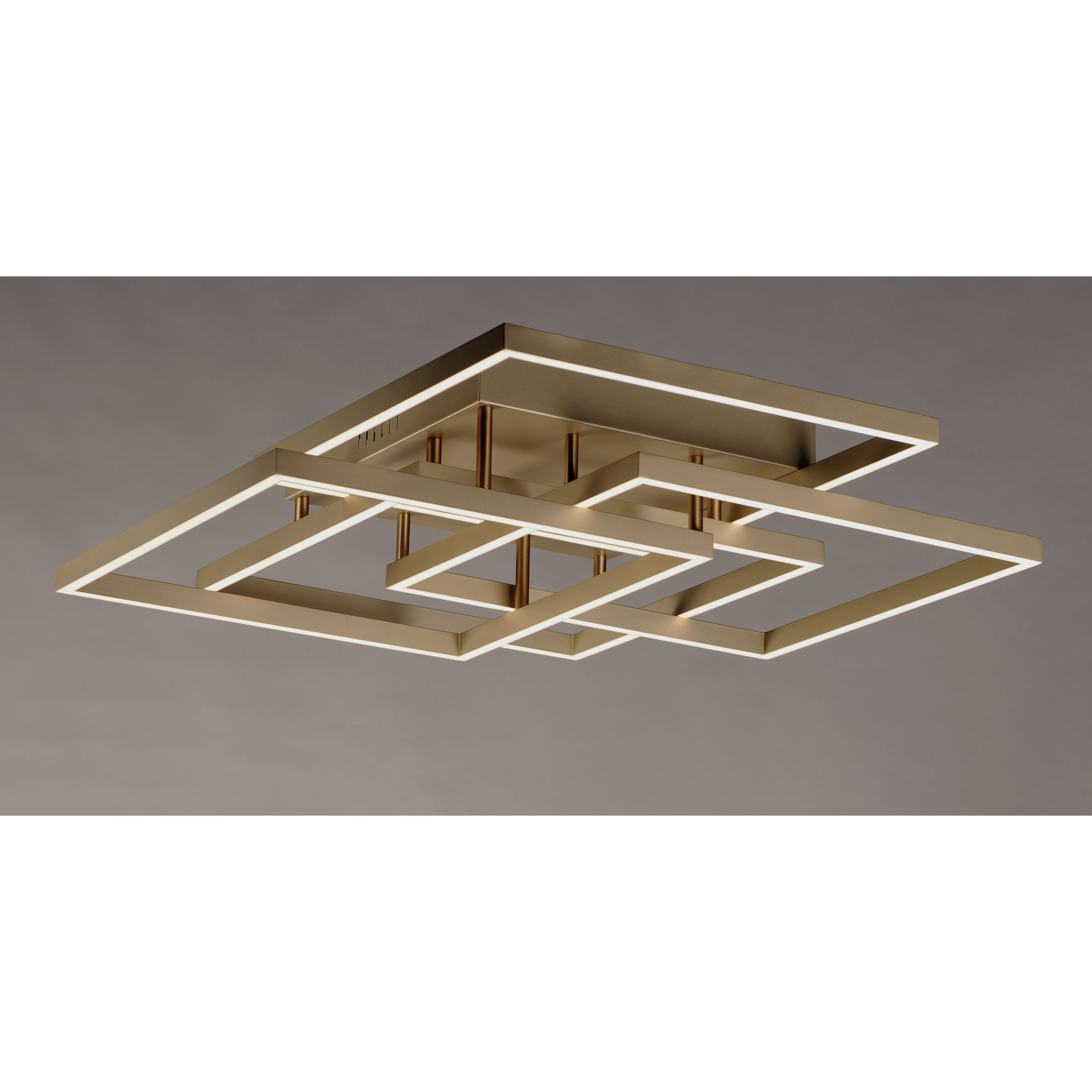 Traverse LED LED 31 inch Champagne Flush Mount Ceiling Light