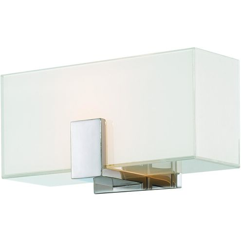 George Kovacs John 1 Light 10 inch Polished Nickel ADA Wall Sconce Wall Light P5220-613 - Open Box