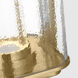 Kelly by Kelly Wearstler Flacara 15.4 X 7 inch Hand Rubbed Antique Brass Rechargeable Table Lantern