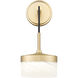 Renaud Wall Sconce Wall Light in Modern Gold