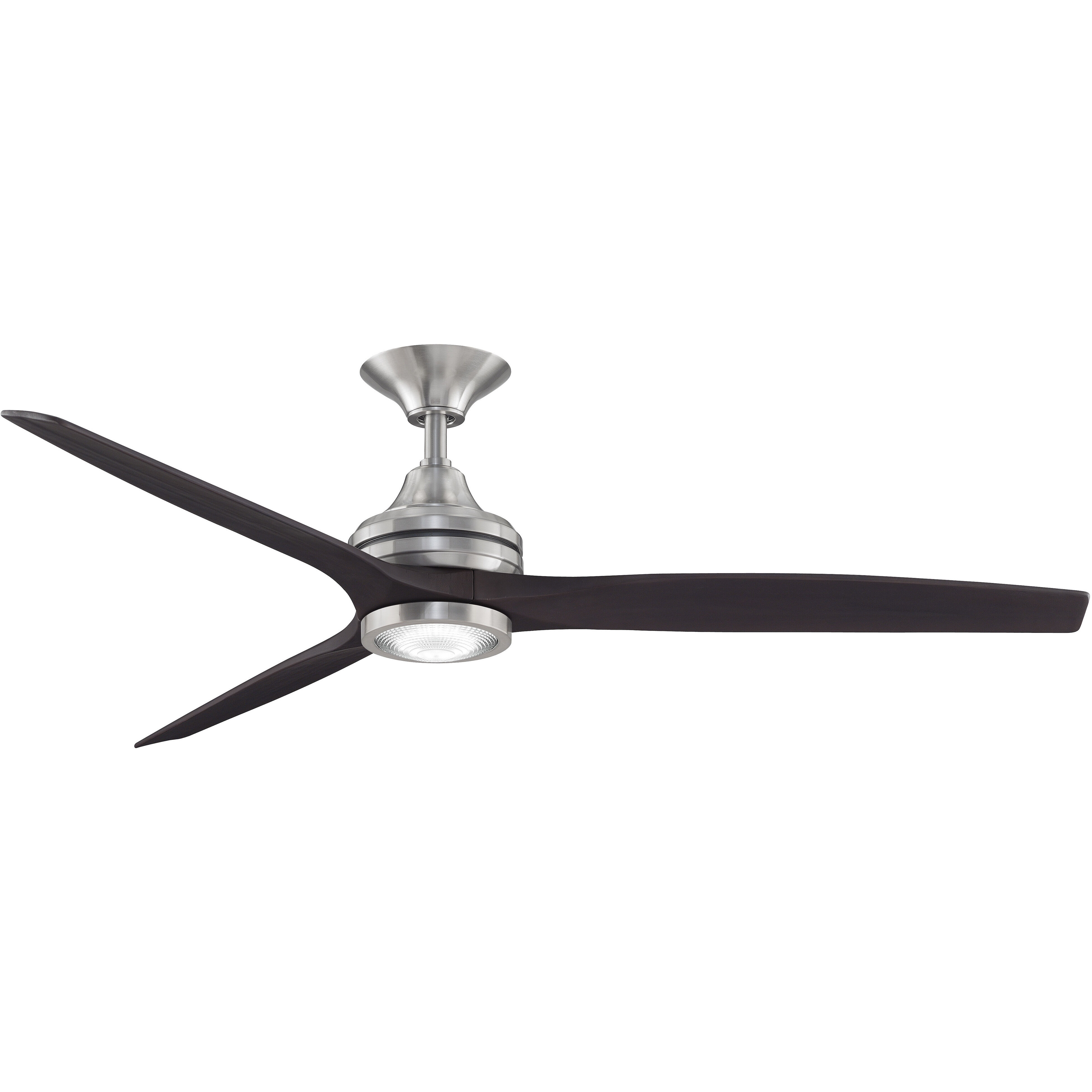 Spitfire 1 Light Brushed Nickel Fan Light Kit