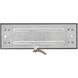Louvered Brick Light 12v 10.30 watt Satin Black Step Light