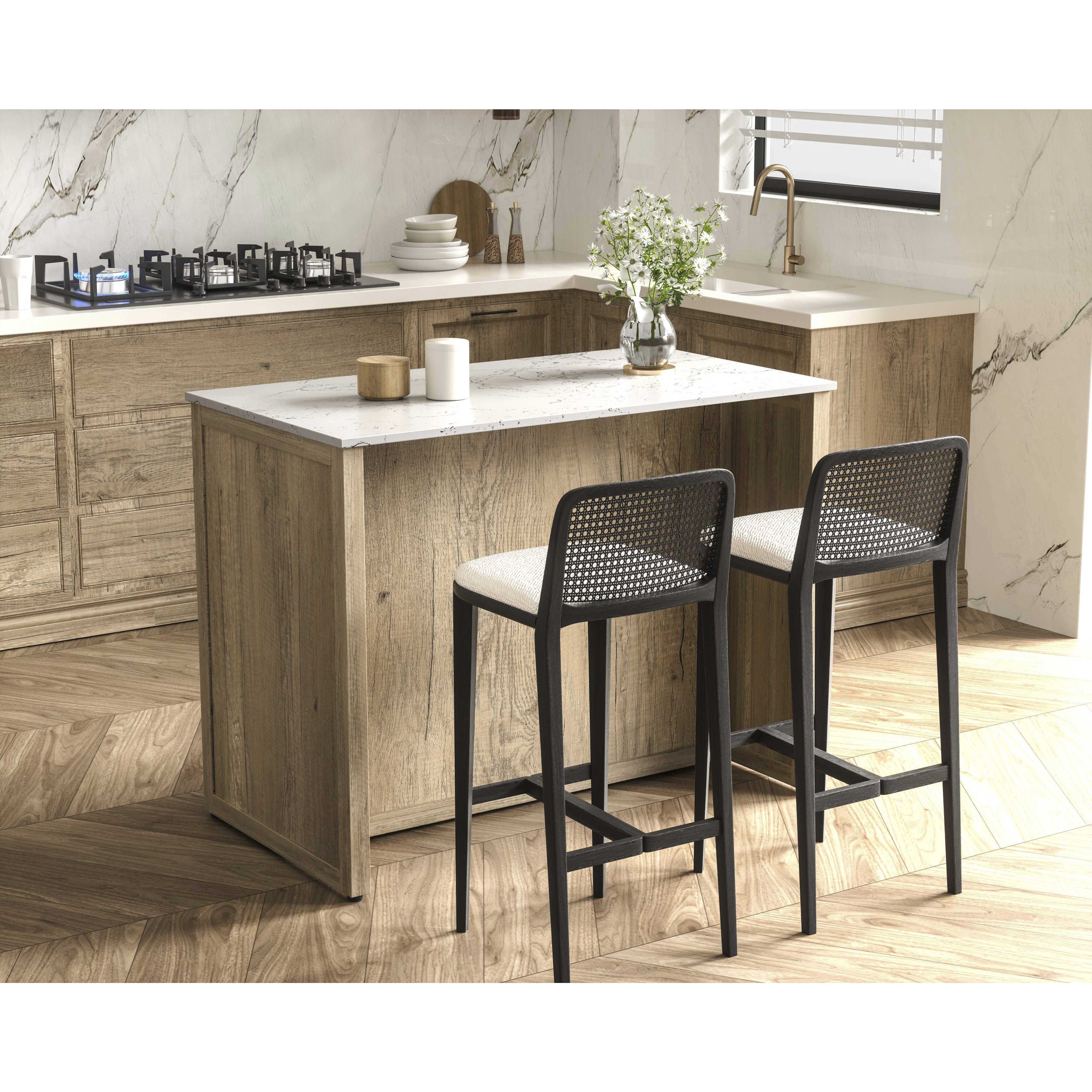 Porter Natural Oak Kitchen Island
