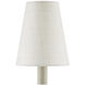 Grasscloth Light Natural 5 inch Tapered Chandelier Shade