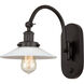 Franklin Restoration Halophane LED 9 inch Oil Rubbed Bronze Sconce Wall Light