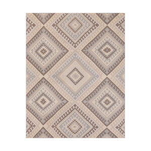 Wanderer 120 X 96 inch Gray and Neutral Area Rug, Wool