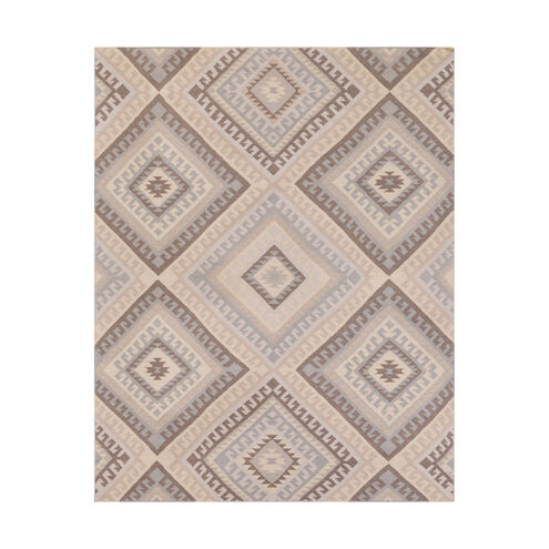 Wanderer 120 X 96 inch Gray and Neutral Area Rug, Wool