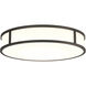 Mashiko 3 Light 15.75 inch Bronze Bathroom Ceiling Light