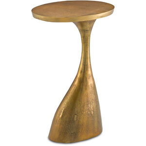 Ishaan 24 X 13 inch Antique Brass Accent Table