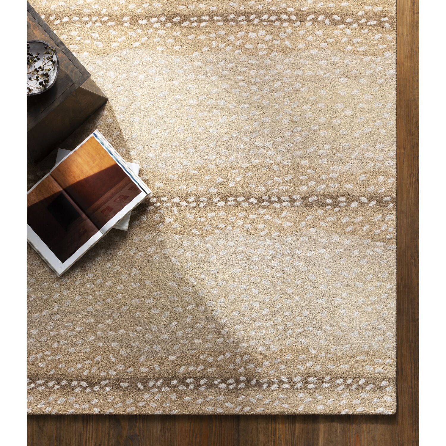 Gazelle 120 X 96 inch Brown Rug in 8 x 10, Rectangle