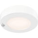 Prime 1 Light 5 inch White Flushmount Ceiling Light