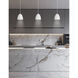 Ofelia 1 Light 8 inch Matte White Pendant Ceiling Light