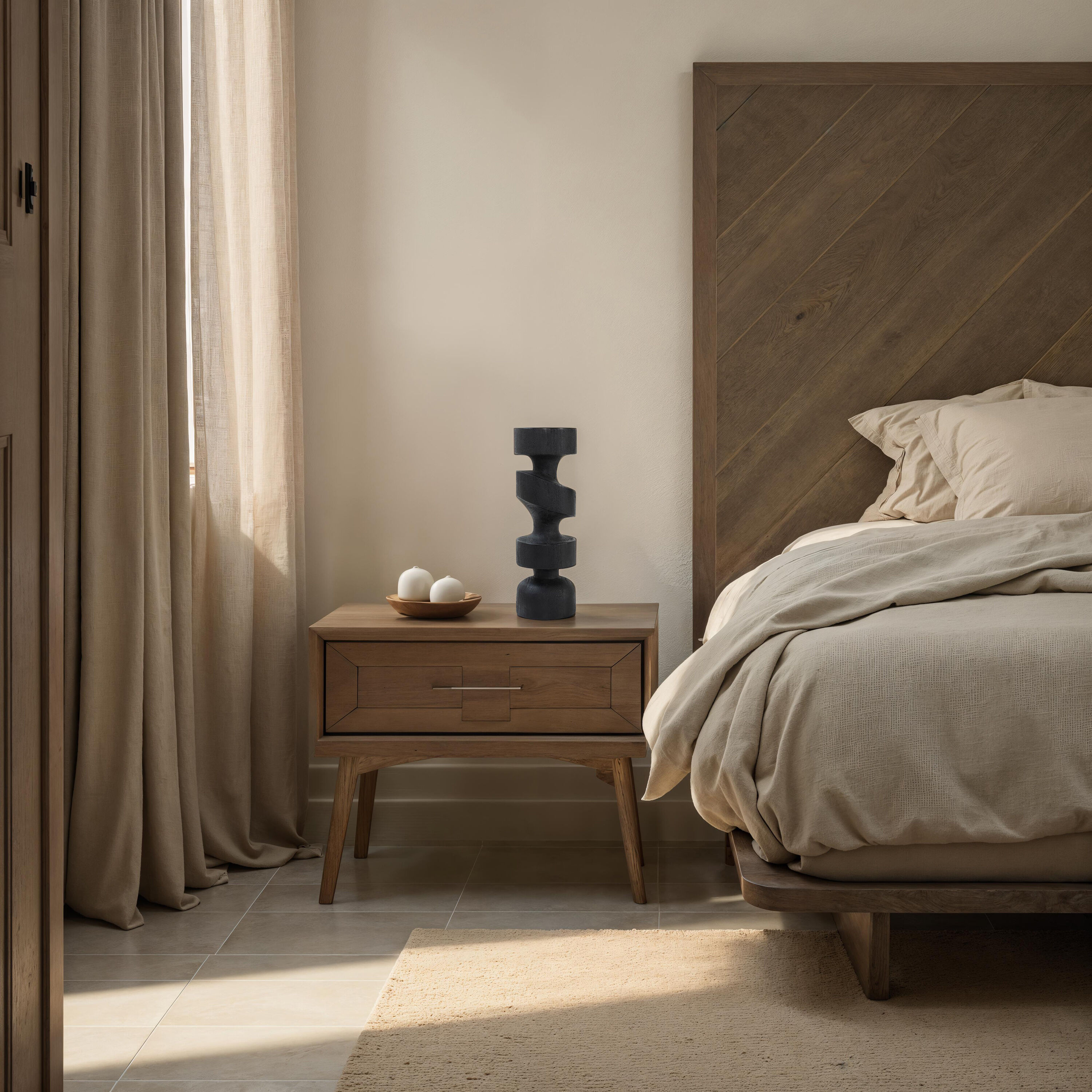 Beckton Black Statue