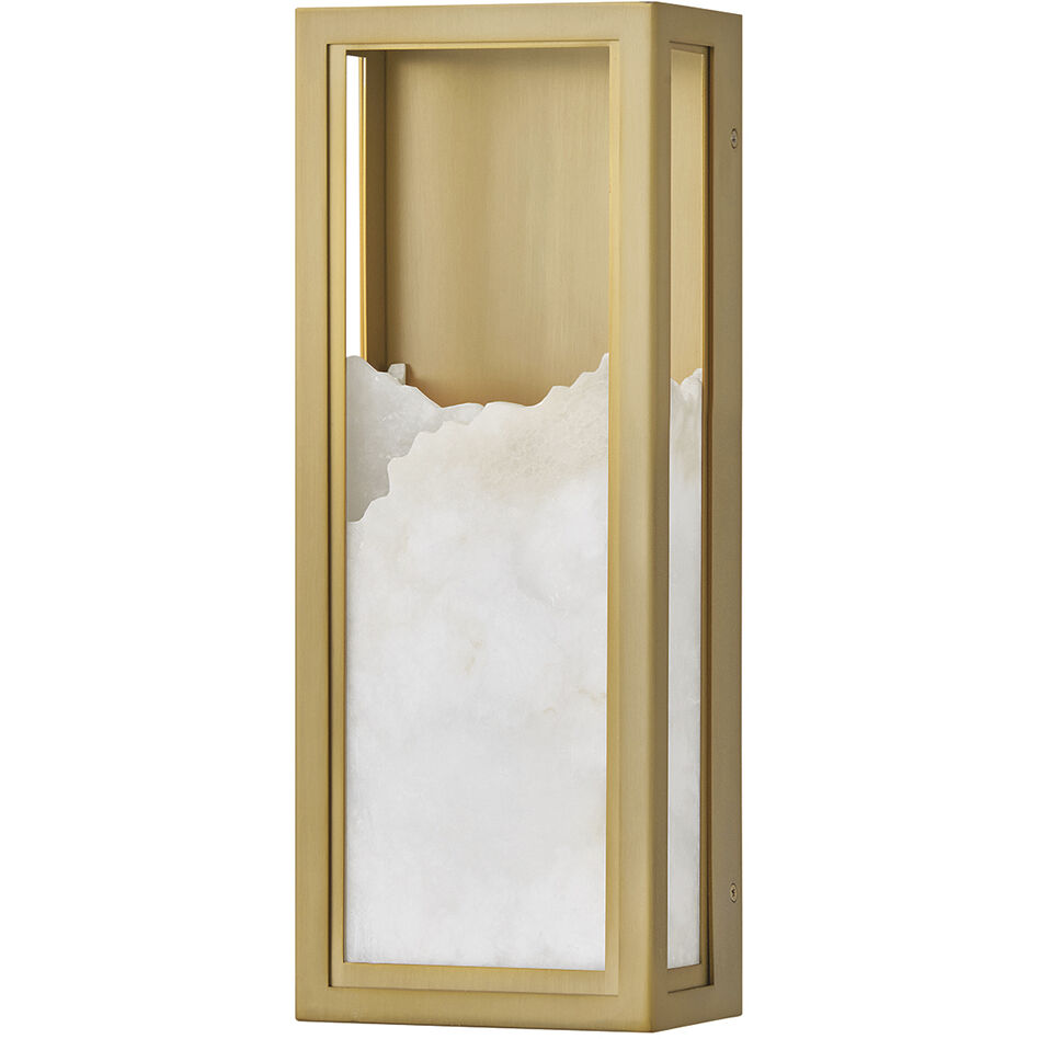 Veleta 1 Light 6 inch Lacquered Brass ADA Sconce Wall Light