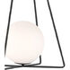 Stansell 1 Light 18.75 inch Antique Bronze/White Pendant Ceiling Light