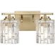 Cincinnati 2 Light 12 inch Satin Brass Vanity Light Wall Light