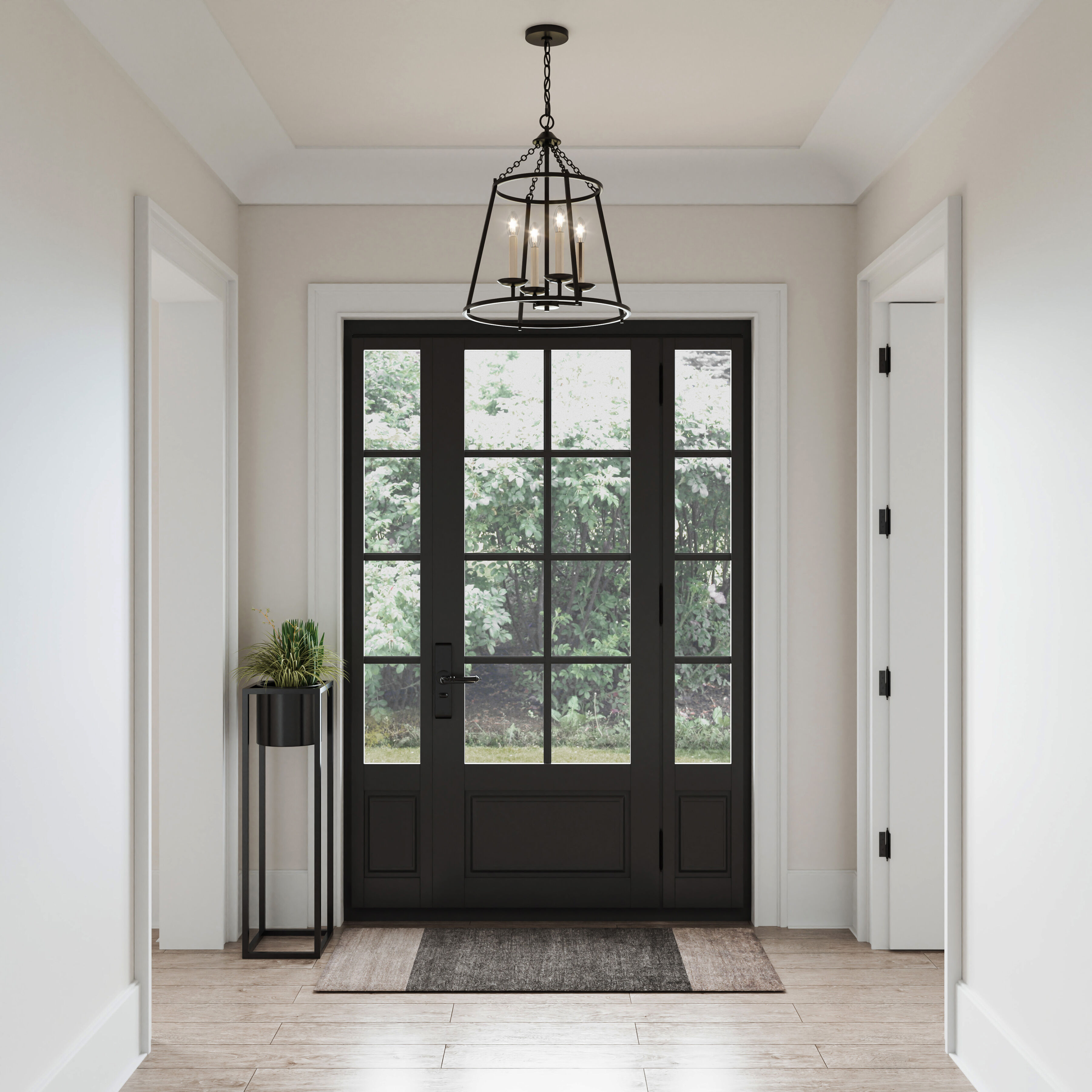 Joanie 4 Light 17.25 inch Old Bronze Pendant Ceiling Light