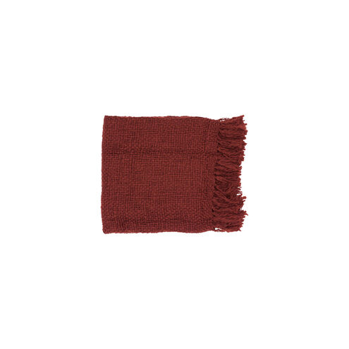 Tobias 71 X 51 inch Red Throw