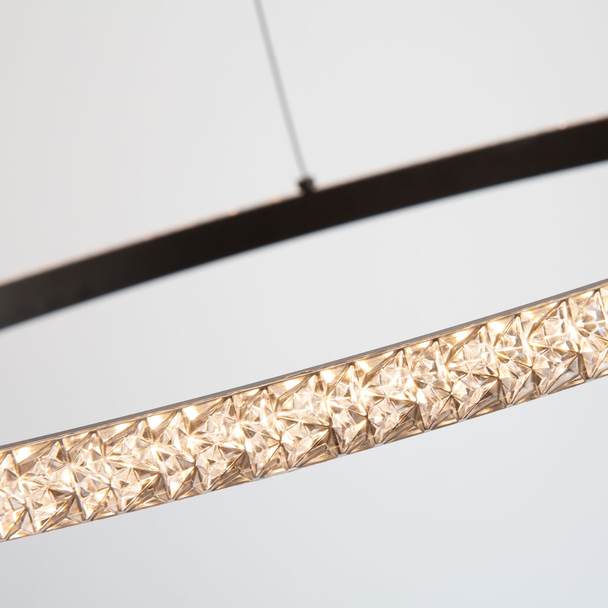 Nova LED 19.7 inch Black Pendant Ceiling Light