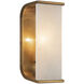 Abbott Wall/Vanity Light Wall Light in Vintage Brass