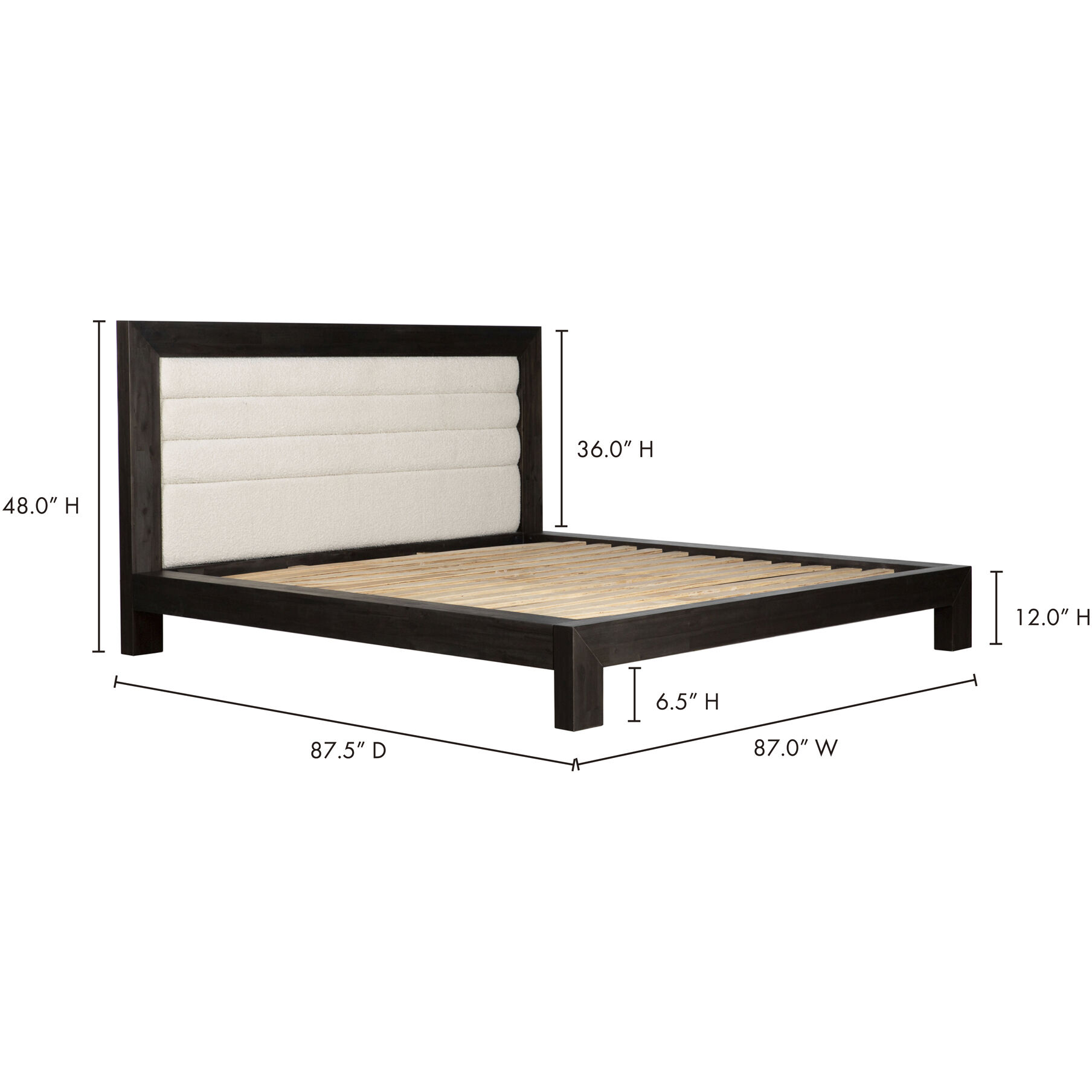 Ashcroft Beige Bed, King