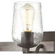 Carroll 3 Light 22 inch Vintage Rust with Colonial Maple Vanity Light Wall Light