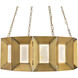 Austen LED 36 inch Aged Brass Chandelier Ceiling Light