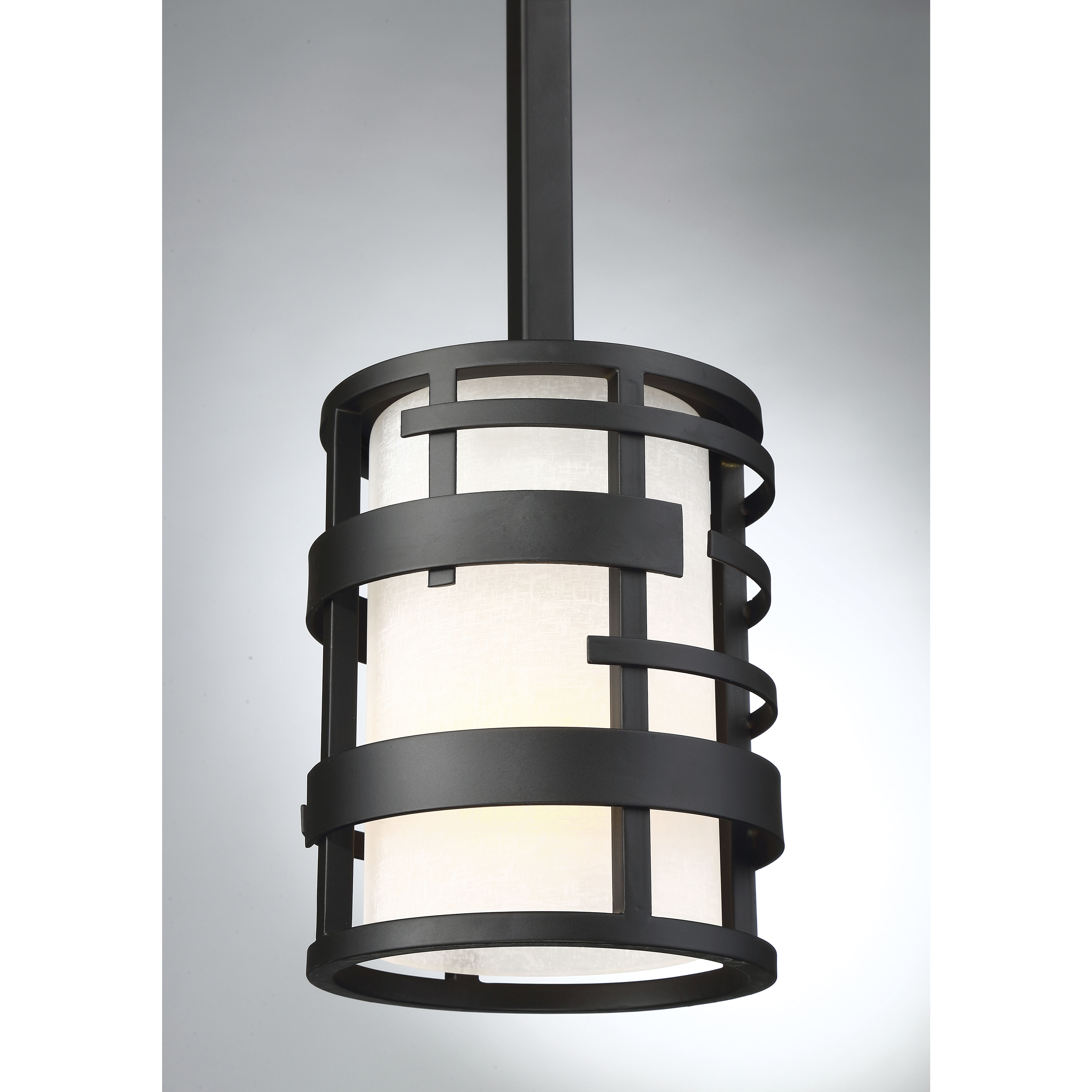 Lansing 1 Light 5 inch Textured Black Mini Pendant Ceiling Light