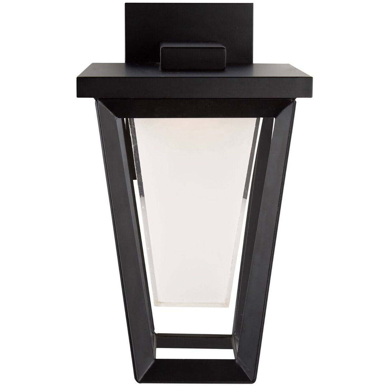 Waterbury LED 11 inch Black Outdoor Wall Light, Coach Light