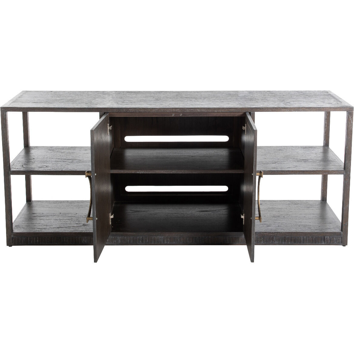 Chrei Stained Brass / Cerused Ash Cabinet